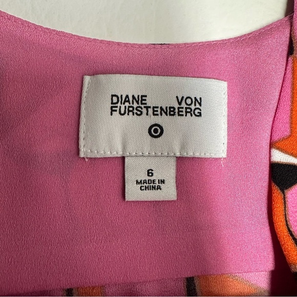 Diane Von Furstenberg for target Geometric  Sleeveless Dress size 6 nwt - Picture 5 of 7